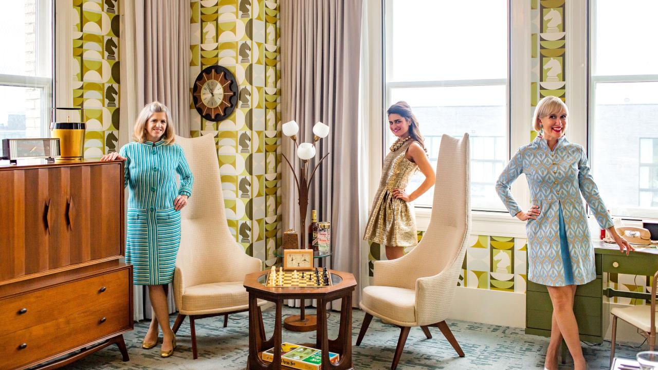 How to Get The Queen's Gambit Midcentury Maximalist Look at Home