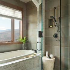 Wet Room With Mountain View