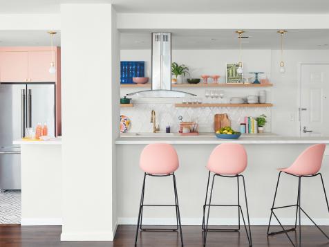Tour the Pastel Pink Kitchen of Your Dreams