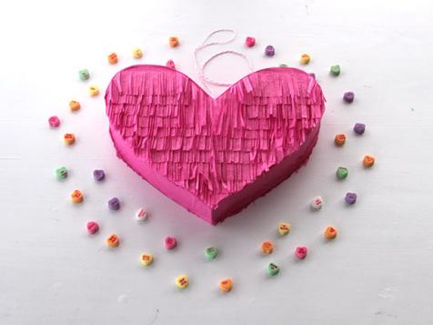 How to Make a Valentine's Day Fringed Heart Pinata