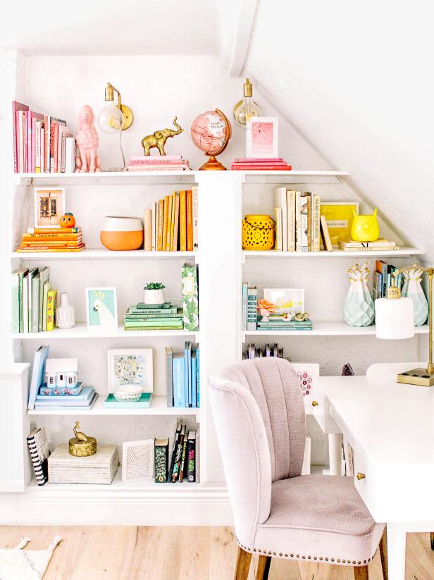 These Shelves Say: Life Is Happier in Color