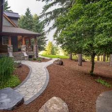 Rustic Landscaping With Boulder Accents