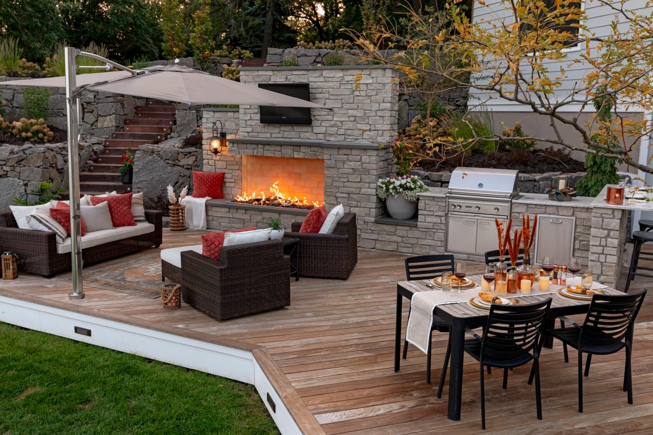 Outdoor grill hotsell patio ideas