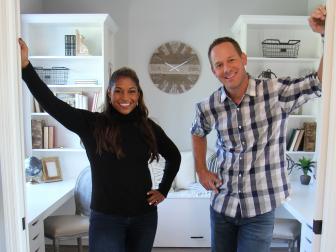 Hosts Brian and Mika Kleinschmidt as seen on 100 Day Dream Home.
