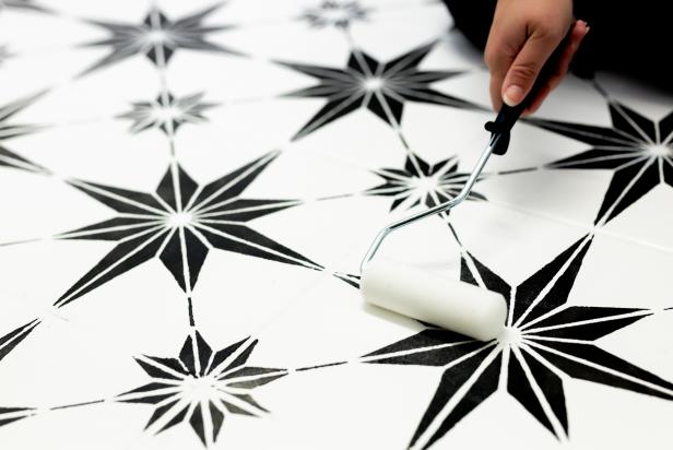 Ready to rip up your old ceramic tile floors? Before you do, check out our step-by-step guide to painting and stenciling outdated tile for a luxe look that costs a fraction of a full remodel.