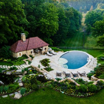 Pool Terrace With Valley View