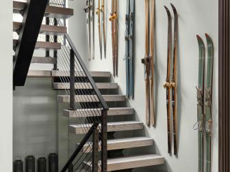 Skis for Statement Staircase