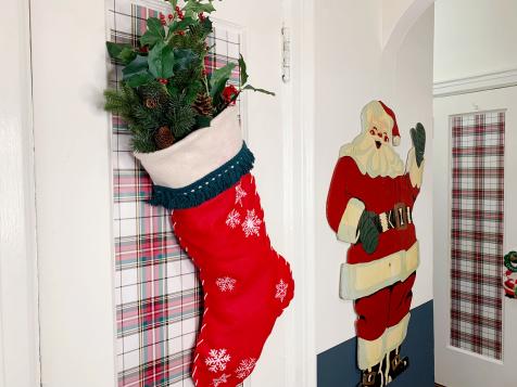 How to Make a Giant Christmas Stocking