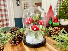 Glass dome added to the mushroom cloche