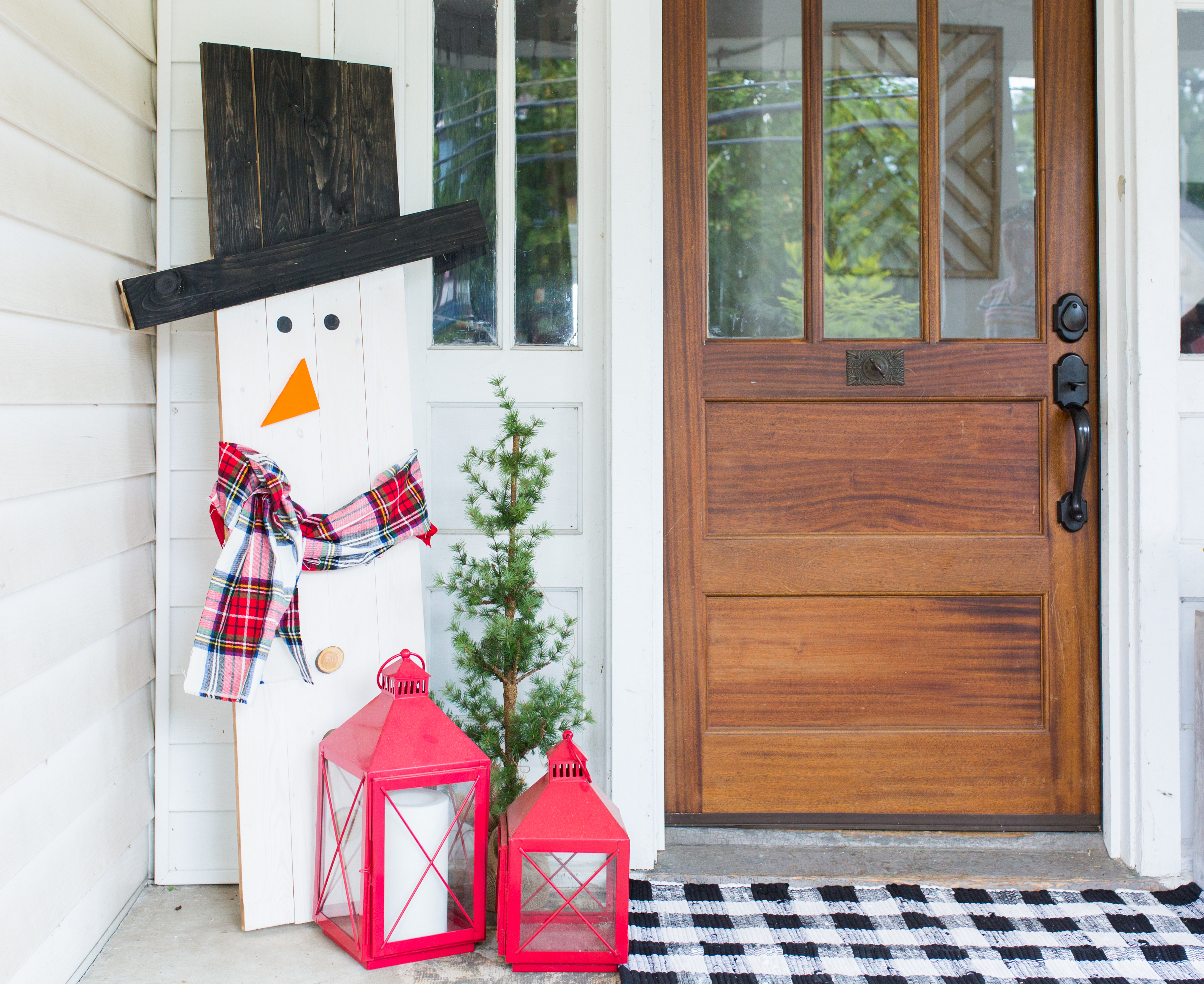 Christmas Snowman Windows Wall Stickers Outdoor Dress Garage Home Door DIY @I 