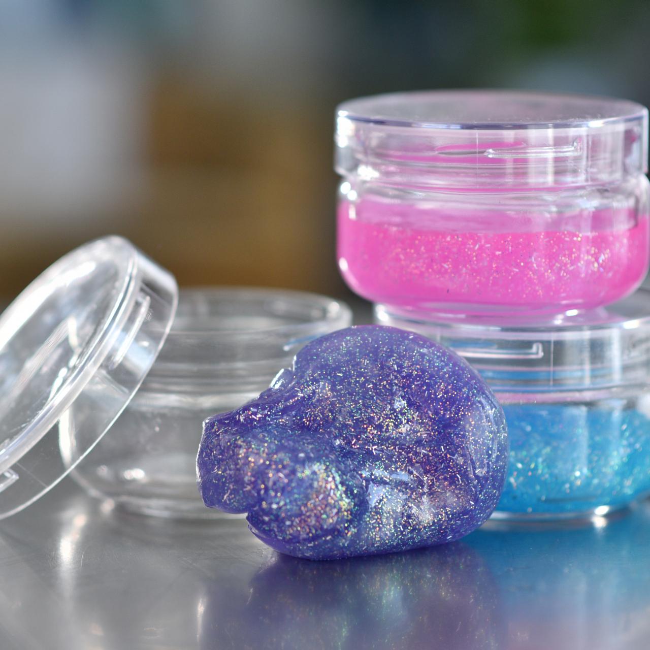 How to Make Stress-Relieving Glitter Slime