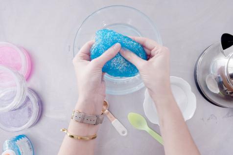 How to Make Stress-Relieving Glitter Slime