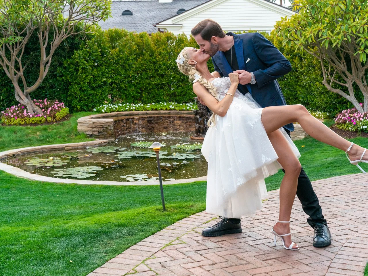 heather el moussa bridal shower dress Tarek and Heather Wedding Special Comes to HGTV