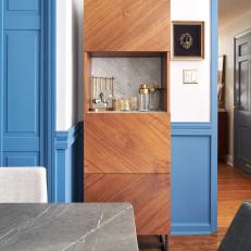 Modern Wooden Home Bar