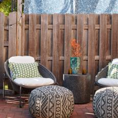 Outdoor Patio with Furniture and Decor