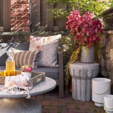 Patio Space with Colorful Accents