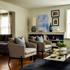 Eclectic Living Room Space
