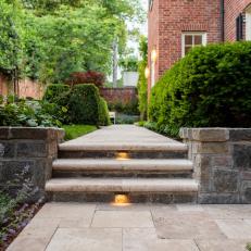 Garden Steps and Walkway