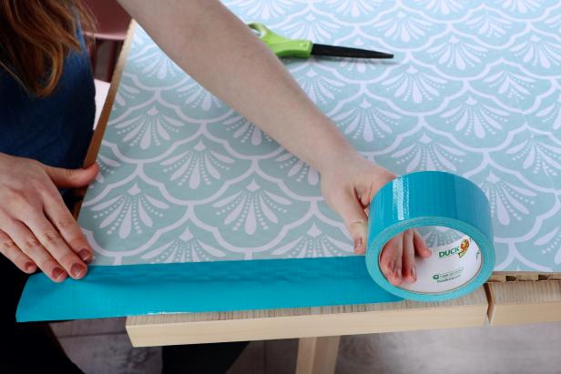 Wrap the sides with duct tape to make them look more finished and hide any uneven edges.