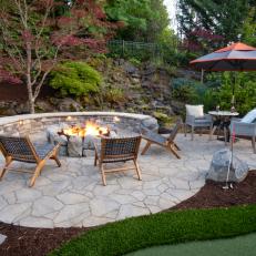Patio With Fire Pit 