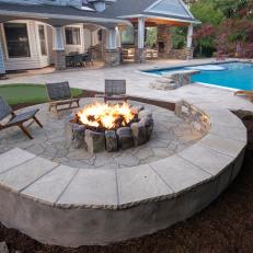 Fire Pit Area and Pool