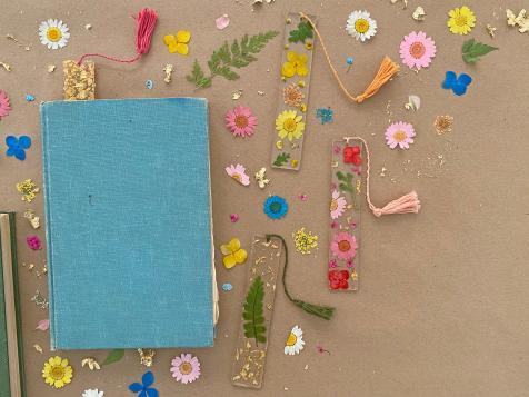 Try a New Crafting Skill With This Floral Resin Bookmark