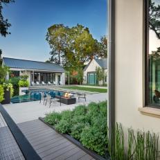 Modern Boardwalk to Pool