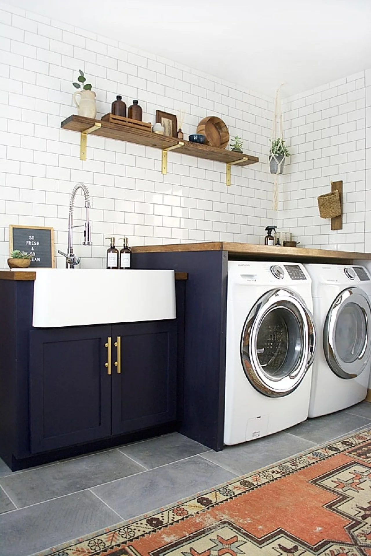 Laundry Room 2 Car Garage Dimensions