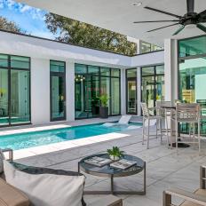 Modern Neutral Patio and Pool