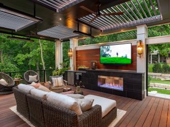 Deck With TV