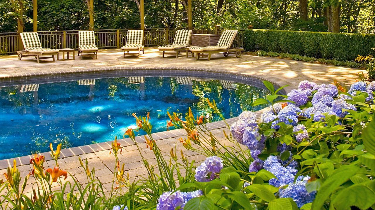 40 Swimming Pool Landscaping Ideas