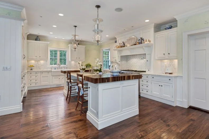 Contemporary Chef's Kitchen With Traditional Accents