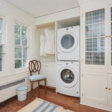 Modern Conveniences in Sizeable Laundry Room