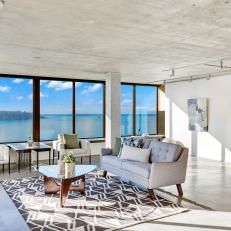 Modern Open Concept Living Room