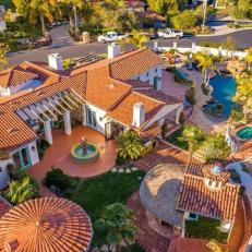 Sprawling California Spanish-Style Residence With Resort Amenities