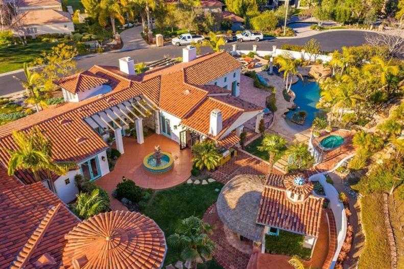 Sprawling California Spanish-Style Residence With Resort Amenities