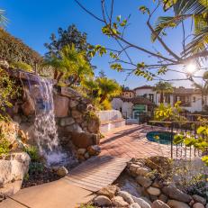 Waterfalls and Fountains for California Spanish-Style Estate