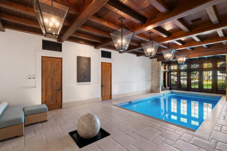 Private Resident Spa With Indoor Pool and Sauna Rooms