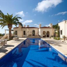 Mediterranean-Style Residence With Pool, Spa and Guest Quarters