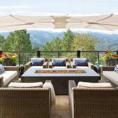 Patio With Mountain View