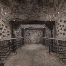 Wine Cellar With Granite Walls