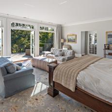 Spacious Bedroom with Riverside Views