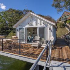 Boathouse with Private Deck