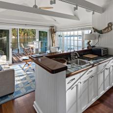 Contemporary Boathouse With Kitchen