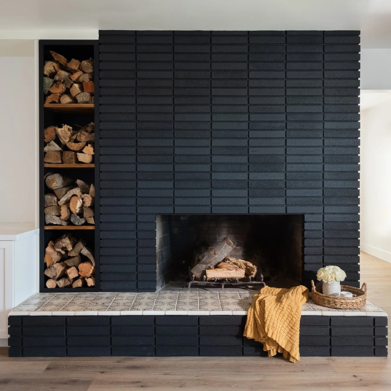 30 Gorgeous Painted Brick Fireplace Ideas HGTV