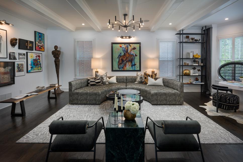 Tour This Eclectic Family Room