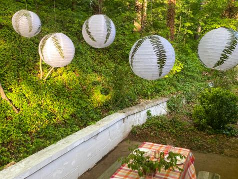 DIY Botanical Paper Lanterns