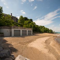Lakefront Beach and Boat House
