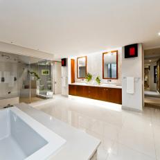 Contemporary Bathroom Suite Retreat