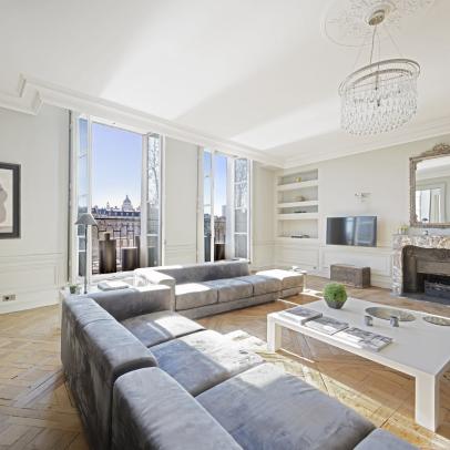 Parisian Apartment With Views of Iconic Landmarks
